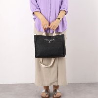 COOCO/クーコ COOCO SMILEY PPシートスクエア2WAY刺繍トートバッグ/507184638