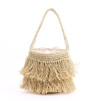 COOCO/クーコ COOCO ペーパーフリンジワンショルダーバッグ/507184651