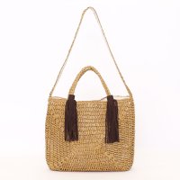 COOCO/クーコ COOCO ペーパータッセルハンドル2WAYカゴバッグ／A4対応/507184668