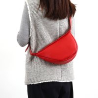 COOCO/クーコ COOCO シュリンクレザー変形ハーフムーンショルダーバッグ/507184724