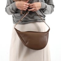 COOCO/クーコ COOCO シュリンクレザー変形ハーフムーンショルダーバッグ/507184724