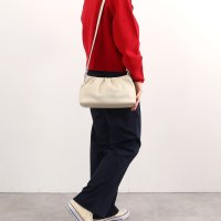 COOCO/クーコ COOCO シュリンクレザーギャザーショルダーバッグ/507184725