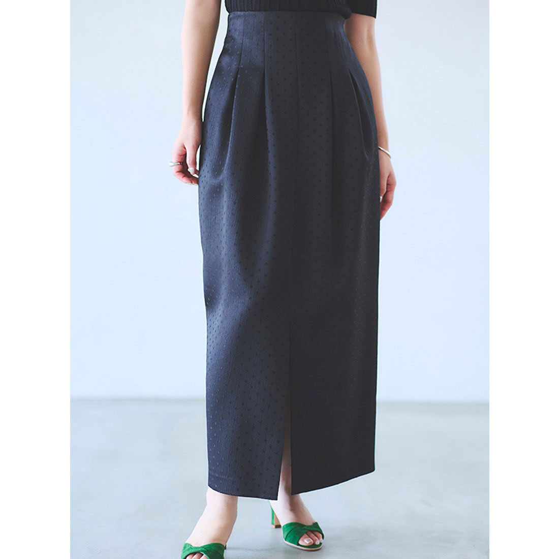 セール 50%OFF】アニュアンス anuans ドットジャガードコクーン