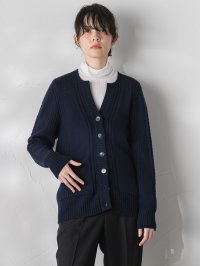 la.f…(Lsize)/ラ エフ エルサイズ la.f…(Lsize) 【大きいサイズ】KARLKARLキーネックカーディガン≪手洗い可能≫/507193637