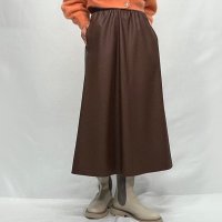 Kunny./クニー Kunny. フェイクレザーセンターラインスカート/507204424
