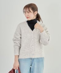 Green Parks/グリーン パークス Green Parks 毛ふきシャギーVネックカーディガン/507412264