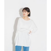 hunch/ハンチ hunch 無地 ドルマン オーバーカットソー | レディース トップス カットソー Tシャツ ロンT オーバーサイズ 長袖/507476177