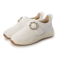 TSUMORI CHISATO WALK/ツモリチサト ウォーク tsumori chisato WALK ビジューモチーフニットスリッポンスニーカー/507505591