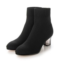 JILLSTUART shoe/ジルスチュアート シュー JILLSTUART shoe クリアヒールニットショートブーツ/507505625
