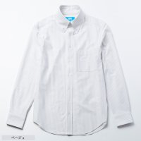 WORK WEAR SUIT/究極のボタンダウンシャツ ストライプ【返品不可商品】/507510145