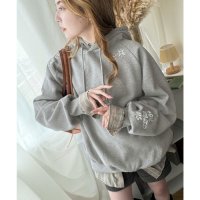 Classical Elf/クラシカルエルフ Classical Elf 《JaVa ジャバコラボ》ラフに過ごしたい日にもトレンドをプラス。ランダム刺繍裏起毛パーカー/507517417