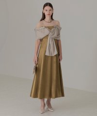 Leja/レジャ Leja 2WAYフロントリボンボレロストーンドット柄Aラインドレスワンピース美脚効果結婚式 パーティードレス 成人式 20代 30代 40代/507517642