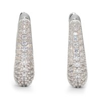 TOMWOOD/トムウッド TOM WOOD ピアス リズ Hoops Pave 100607 S925 SILVER/507517865