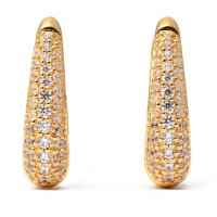 TOMWOOD/トムウッド TOM WOOD ピアス リズ Hoops Pave Gold 100608 S925 9K GOLD/507517866