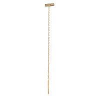 TOMWOOD/トムウッド TOM WOOD ピアス スリーク Ear Chain Gold Diamonds 64 mm 101228 9K GOLD/507517870