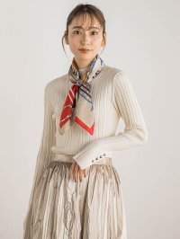 Droite Lautreamont/ドロワット ロートレアモン Droite lautreamont 袖ボタンランダムリブプルオーバー（ソリヒ）≪手洗い可能≫/507518020