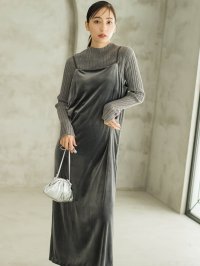 Droite Lautreamont/ドロワット ロートレアモン Droite lautreamont 袖ボタンランダムリブプルオーバー（メランジ）≪手洗い可能≫/507518021