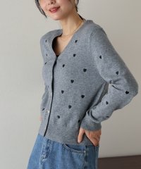 BLUEEAST/ブルーイースト BLUEEAST ハート刺繍Vネックカーディガン/507520633