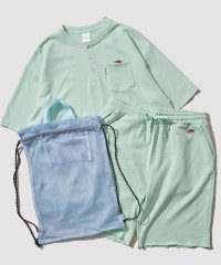 FRUIT OF THE LOOM/フルーツオブザルーム FRUIT OF THE LOOM ヘンリーネック裏毛スウェットルームウェア / 収納バッグ付き/507521649