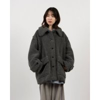 CLANE/クラネ CLANE RIDGE POCKET BOA OVER COAT/507521691