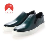 Mon Model/モンモデル Mon Model 日本製 本革パティーヌ仕上げ スリッポンスニーカー/507521970