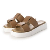 ELENA/エレナ ELENA 厚底レザースライドサンダル/507522208
