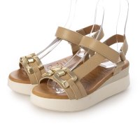 Oh my Sandals/オー マイ サンダルズ Oh my Sandals メタルオーナメントベルクロ厚底サンダル/507522215