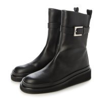 EMILE/エミレ EMILE ラウンドトウ厚底バックルブーツ/507522233