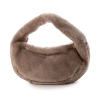 FALORNI/ファロルニ FALORNI レザーストラップムートンバッグ/507522338