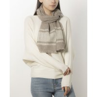cache nez/カシュネ cache nez カシミヤボーダー縮絨マフラー/507522364