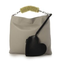 COOCO/クーコ COOCO ハートポーチ付ボアハンドルフェイクレザー2WAYバッグ/507522619
