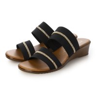 ITALIAN SHOEMAKERS/イタリアンシューメーカーズ ITALIAN SHOEMAKERS ラインストーン2本ベルトミュールサンダル/507522705