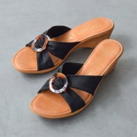 ITALIAN SHOEMAKERS/イタリアンシューメーカーズ ITALIAN SHOEMAKERS べっ甲風モチーフサンダル/507522712