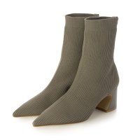CARRANO /カラーノ CARRANO デザインヒールニットショートブーツ/507523130