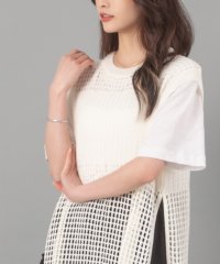 solleim/ソルレム solleim メッシュロングニットベスト/507523421