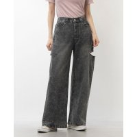 solleim/ソルレム solleim ハイウエストカッティングデニムワイドパンツ/507523497
