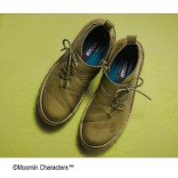 MOOMIN/ムーミン MOOMIN 森のおさんぽ 足にやさしい4Eレザーショートブーツスナフキン/507524740