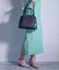 ROSELLINI/ロゼリーニ ROSELLINI キーチャーム付 軽量縦型配色アオリハンドバッグ/507524790