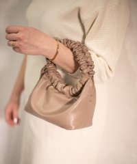 ROSELLINI/ロゼリーニ ROSELLINI ラム調ギャザーハンドルチェーンミニショルダーバッグ/507524794