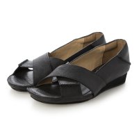 HOCCO/ホッコ HOCCO 甲クロスベルト レザーオープントゥサンダル/507526142