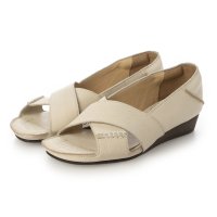 HOCCO/ホッコ HOCCO 甲クロスベルト レザーオープントゥサンダル/507526142