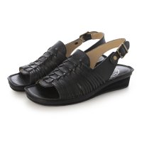 HOCCO/ホッコ HOCCO 編み込みベルト レザーバックバンドサンダル/507526143