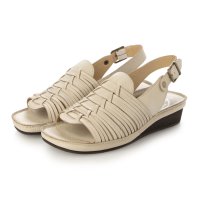 HOCCO/ホッコ HOCCO 編み込みベルト レザーバックバンドサンダル/507526143
