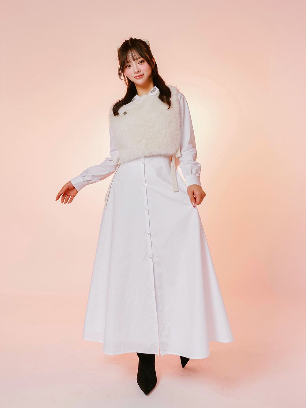Darich ドレス ワンピース Darich ワンピース ランダムフリルロングワンピース : ZOZOTOWN