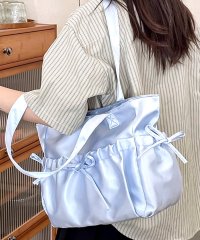 RIFF/リフ Riff リボンサテントートバッグ 推し活バッグ 痛バッグ ハンドバッグ ショルダーバッグ ゆめかわ 鞄 かばん 無地/507531331