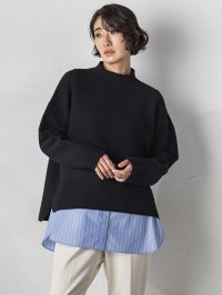 la.f…(Lsize)/ラ エフ エルサイズ la.f…(Lsize) 【大きいサイズ/カタログ掲載】CHESSハイネックニットプルオーバー/507532250