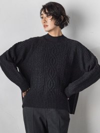 la.f…(Lsize)/ラ エフ エルサイズ la.f…(Lsize) 【大きいサイズ/カタログ掲載】HAMILTONケーブル編みニットプルオーバー≪手洗い可能≫/507532251