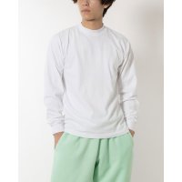 LOS ANGELES APPAREL/ロサンゼルスアパレル LOS ANGELES APPAREL LONG SLEEVE GARMENT DYE MOCKNECK T－SHIRT/507532866