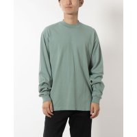 LOS ANGELES APPAREL/ロサンゼルスアパレル LOS ANGELES APPAREL LONG SLEEVE GARMENT DYE MOCKNECK T－SHIRT/507532866