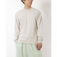 LOS ANGELES APPAREL/ロサンゼルスアパレル LOS ANGELES APPAREL LONG SLEEVE GARMENT DYE MOCKNECK T－SHIRT/507532866